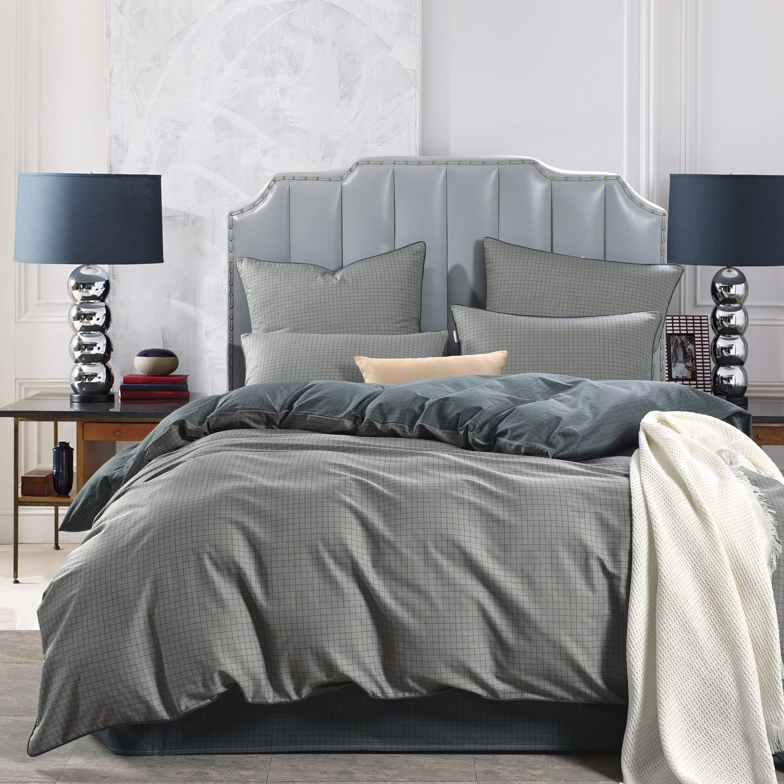 Комплект постельного белья Sofi De Marko Диксан Полутороспальный (1.6-5375), цвет серый, размер Полуторный - фото 3