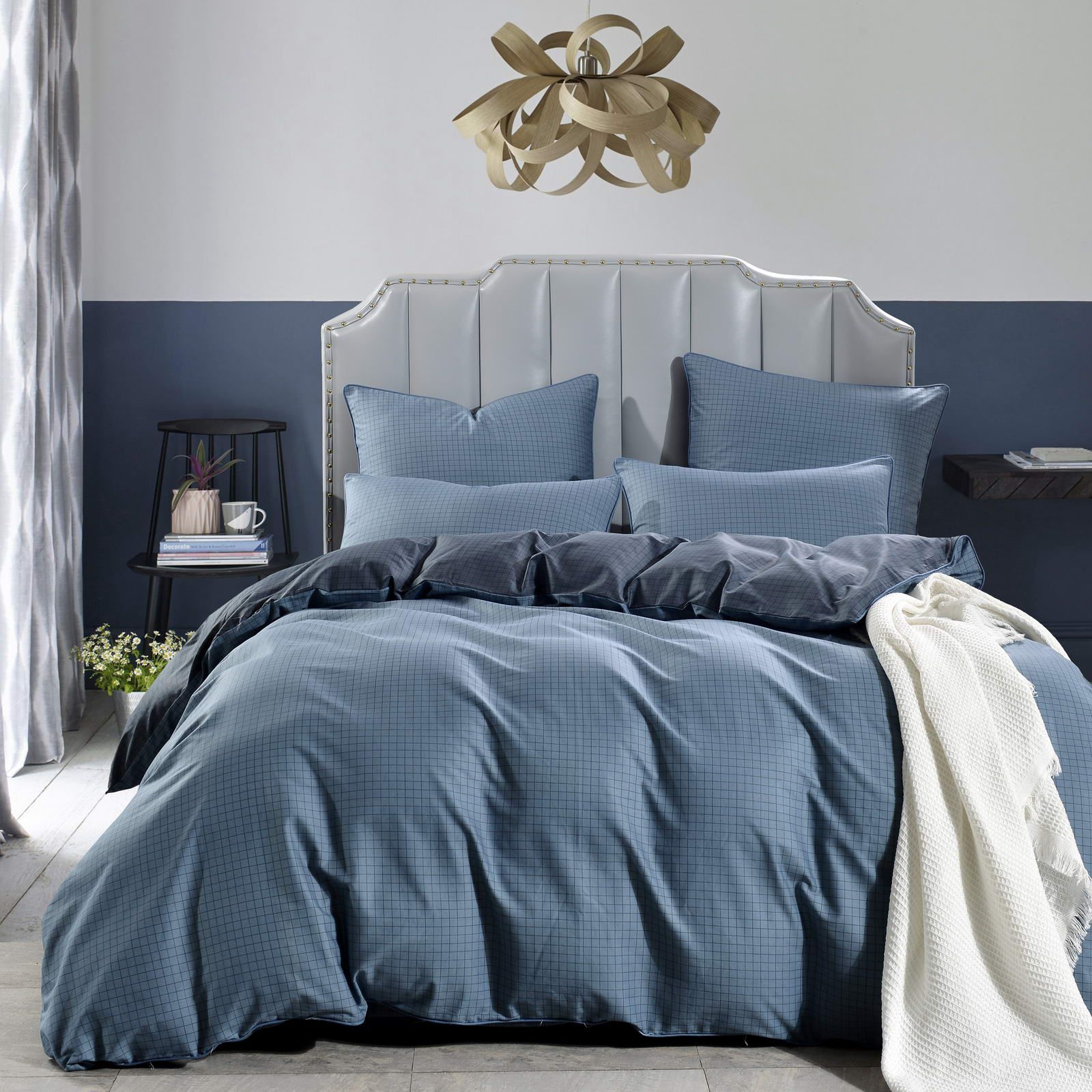 Комплект постельного белья Sofi De Marko Диксан Полутороспальный (1.6-5372), цвет синий, размер Полуторный - фото 3