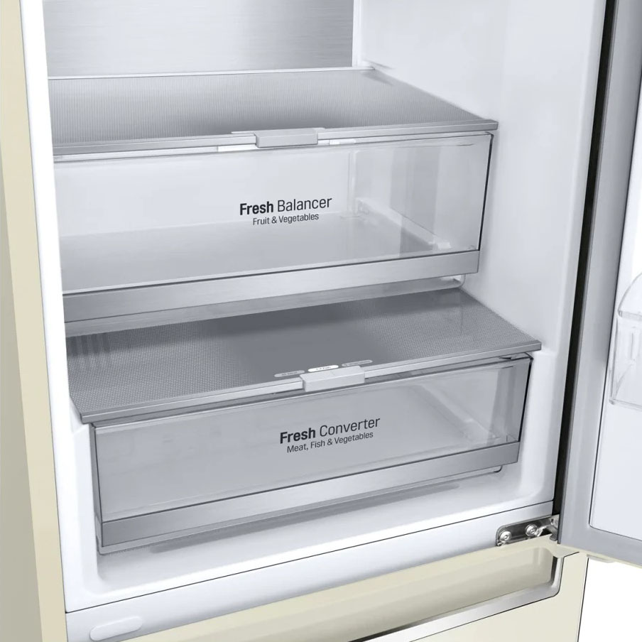 Холодильник LG GA-B509MEUM, цвет бежевый - фото 5