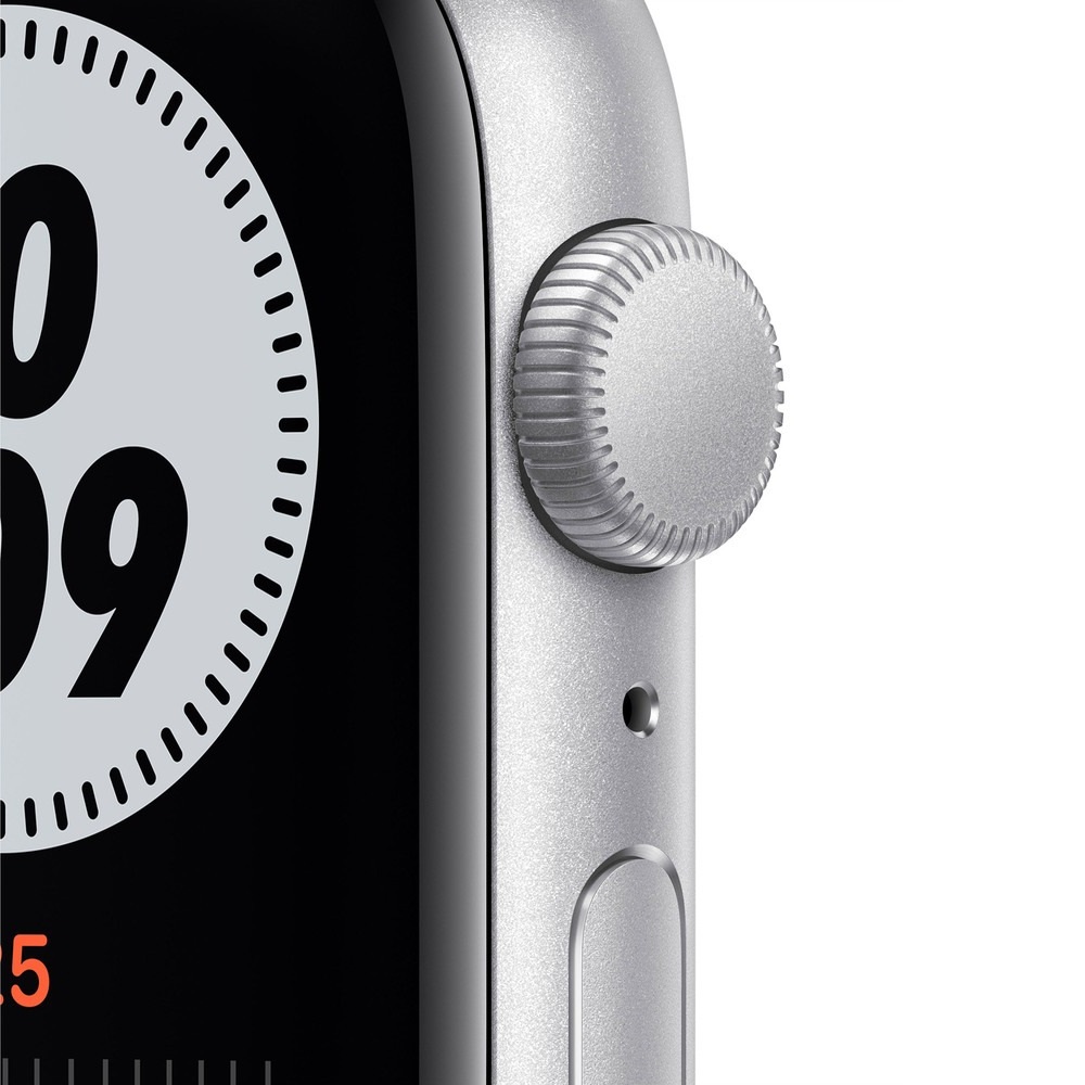 фото Смарт-часы apple watch nike se 40 мм серебристый, спортивный ремешок myyd2ru/a