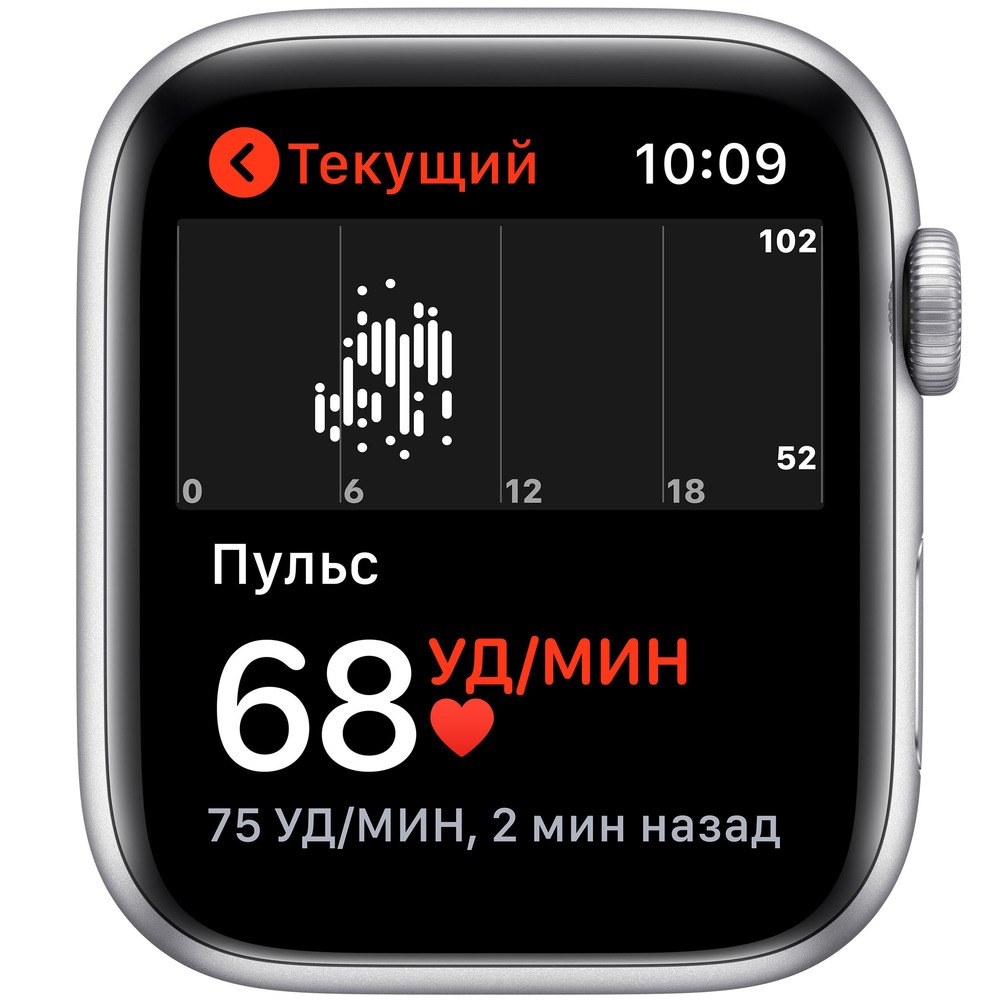 Смарт-часы Apple Watch Nike SE 44 мм MYYH2RU/A серебристый