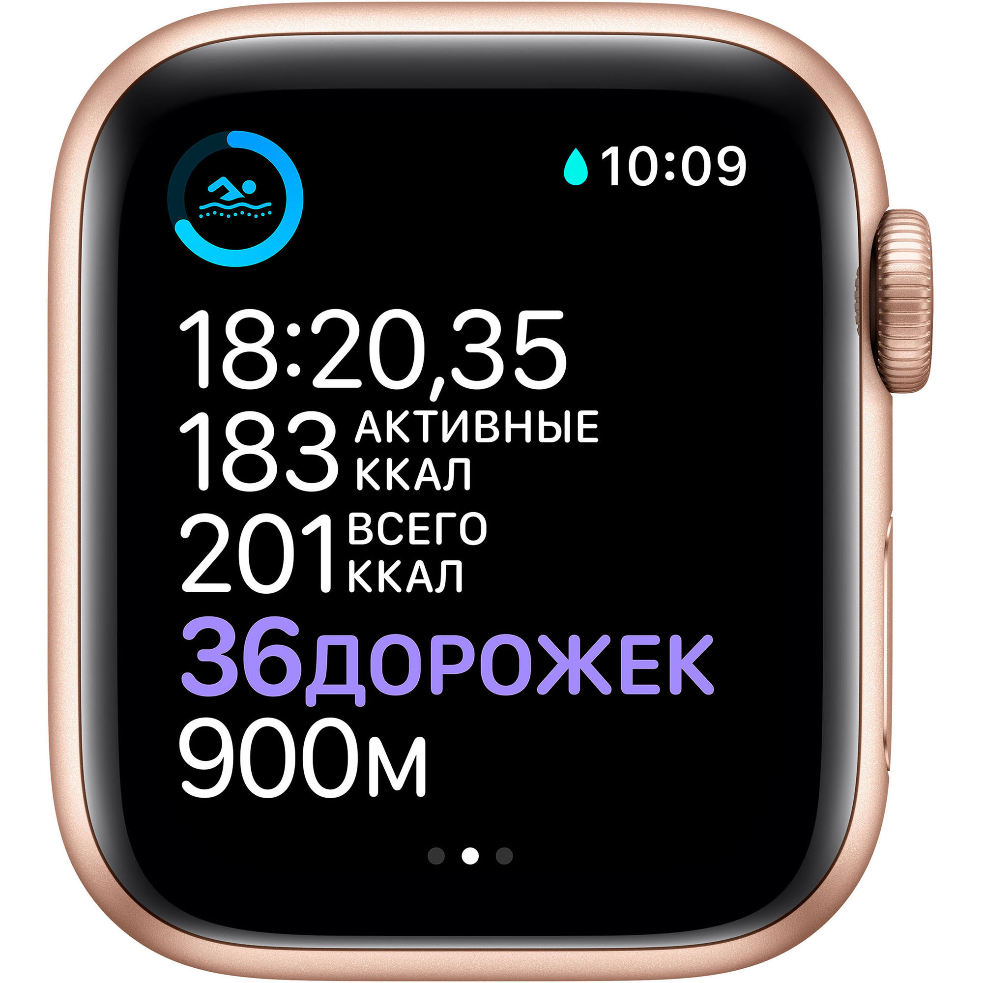фото Смарт-часы apple watch series 6 40 мм золотой mg123ru/a