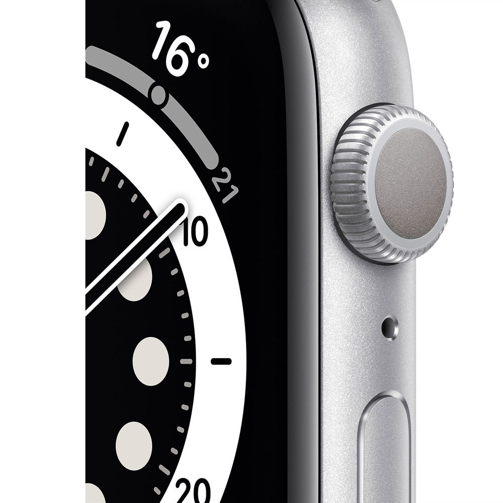 фото Смарт-часы apple watch series 6 40 мм silver mg283ru/a
