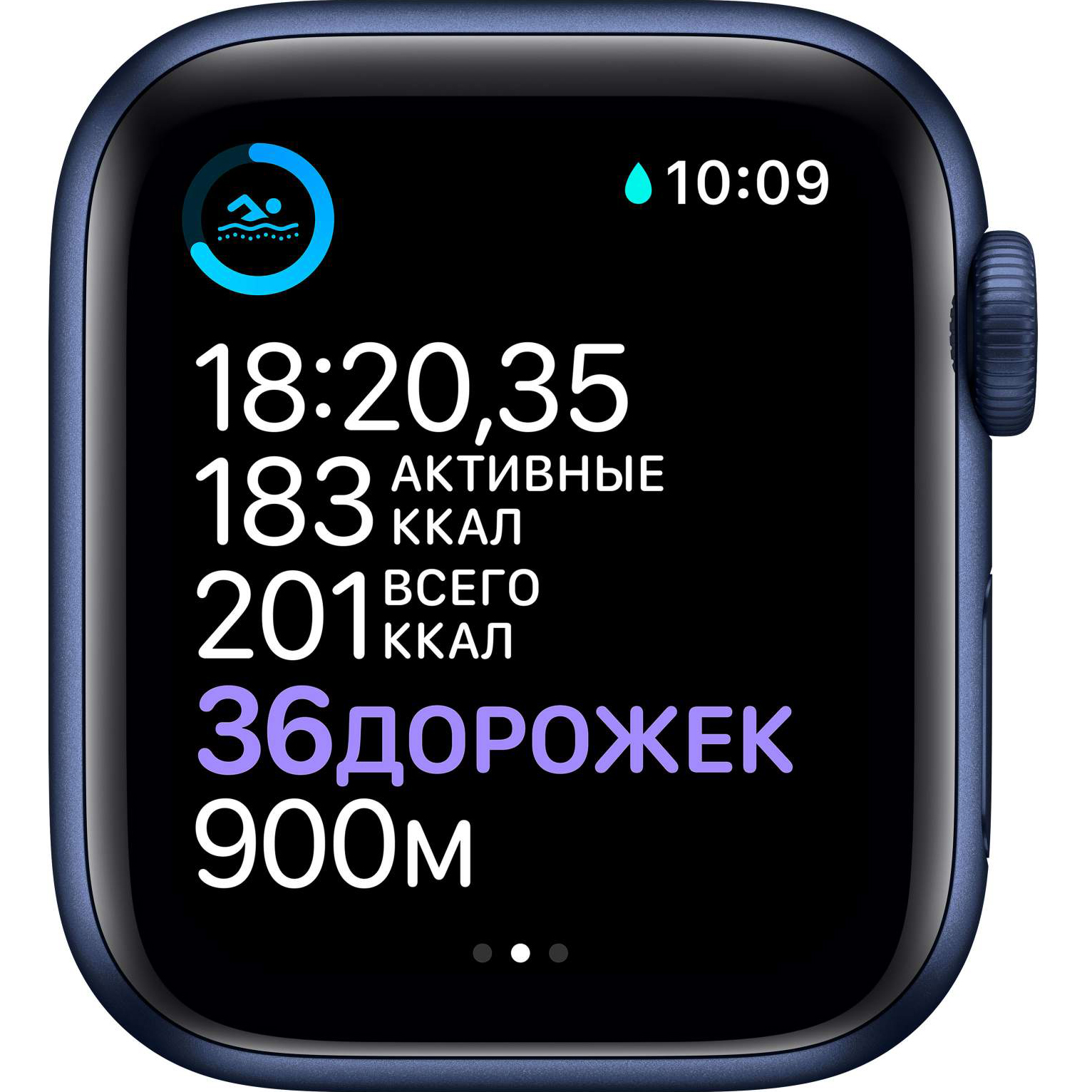 Смарт-часы Apple Watch 6 GPS 44мм Blue M00J3RU/A