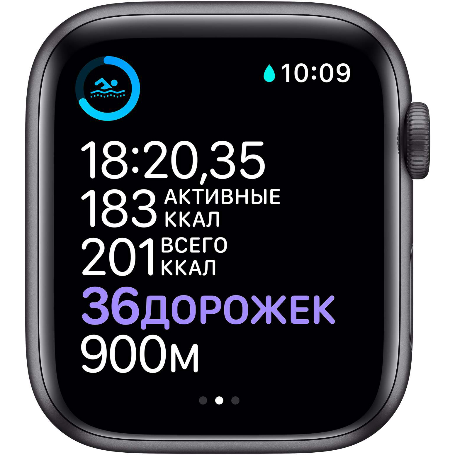 Смарт-часы Apple Watch 6 GPS 44мм Space Gray M00H3RU/A