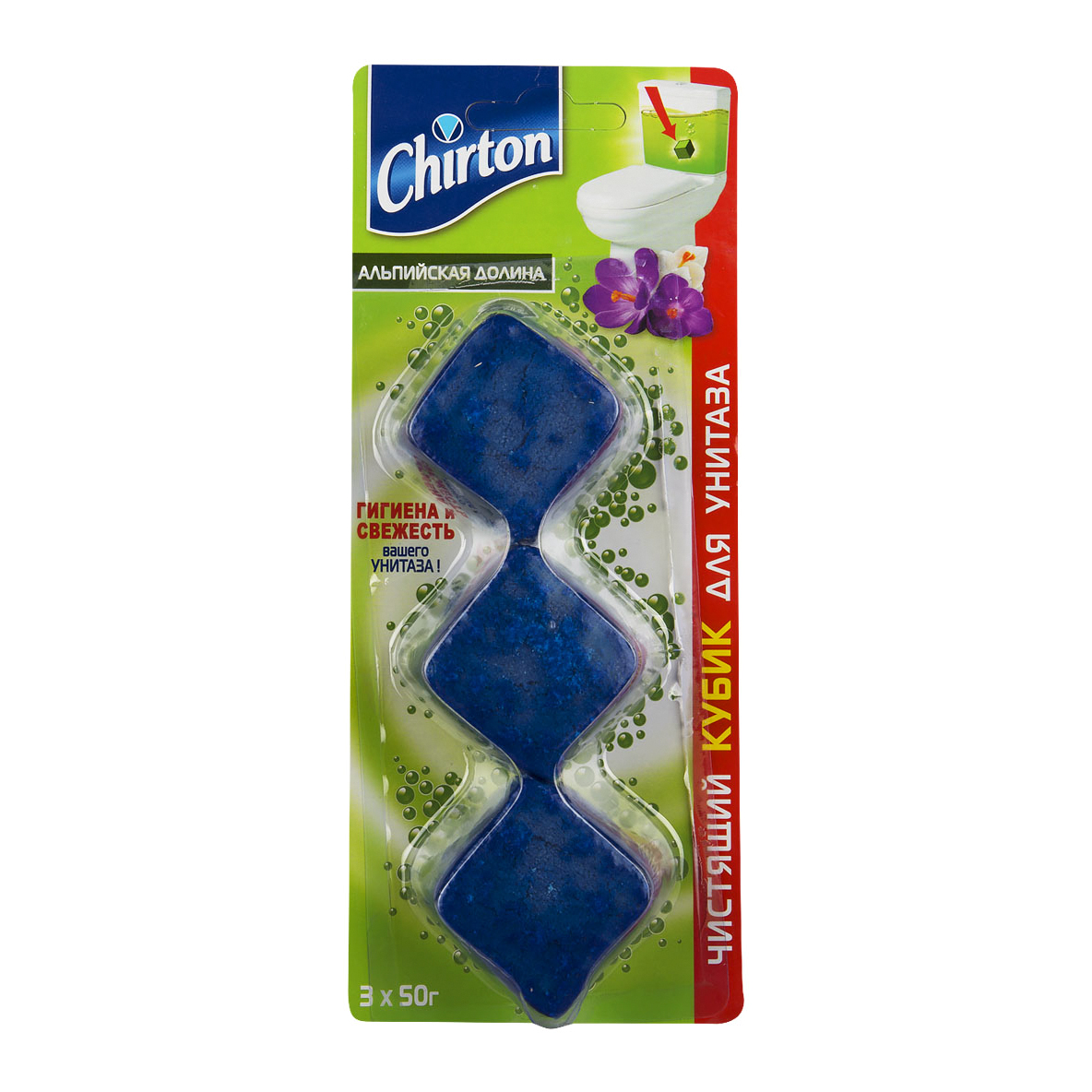 Чистящий кубик для унитаза Chirton 