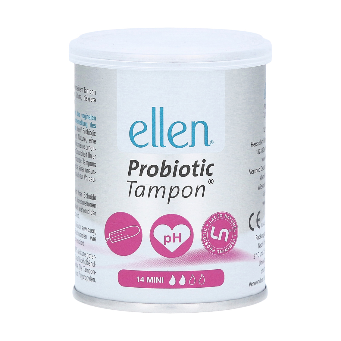 Тампоны с пробиотиками Ellen mini 14 шт