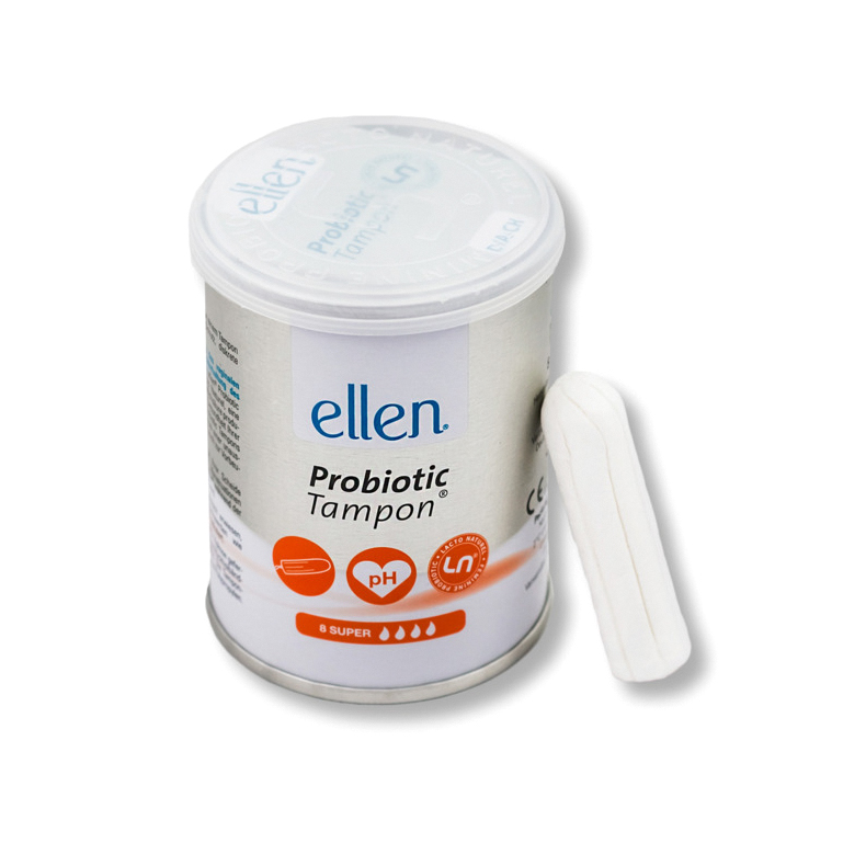 Тампоны с пробиотиками Ellen super 8 шт
