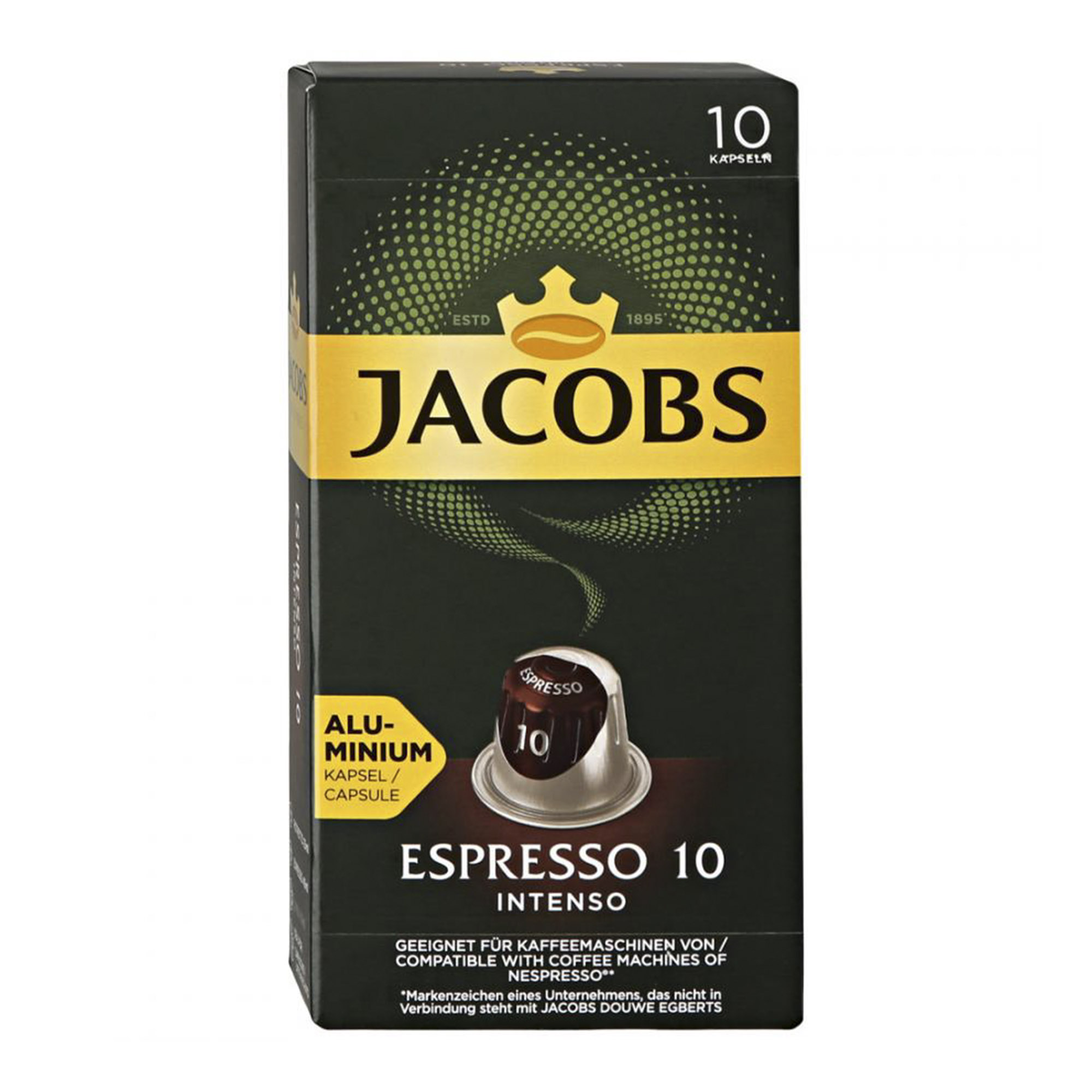 фото Кофе капсульный jacobs espresso 10 intenso 10х5,2 г