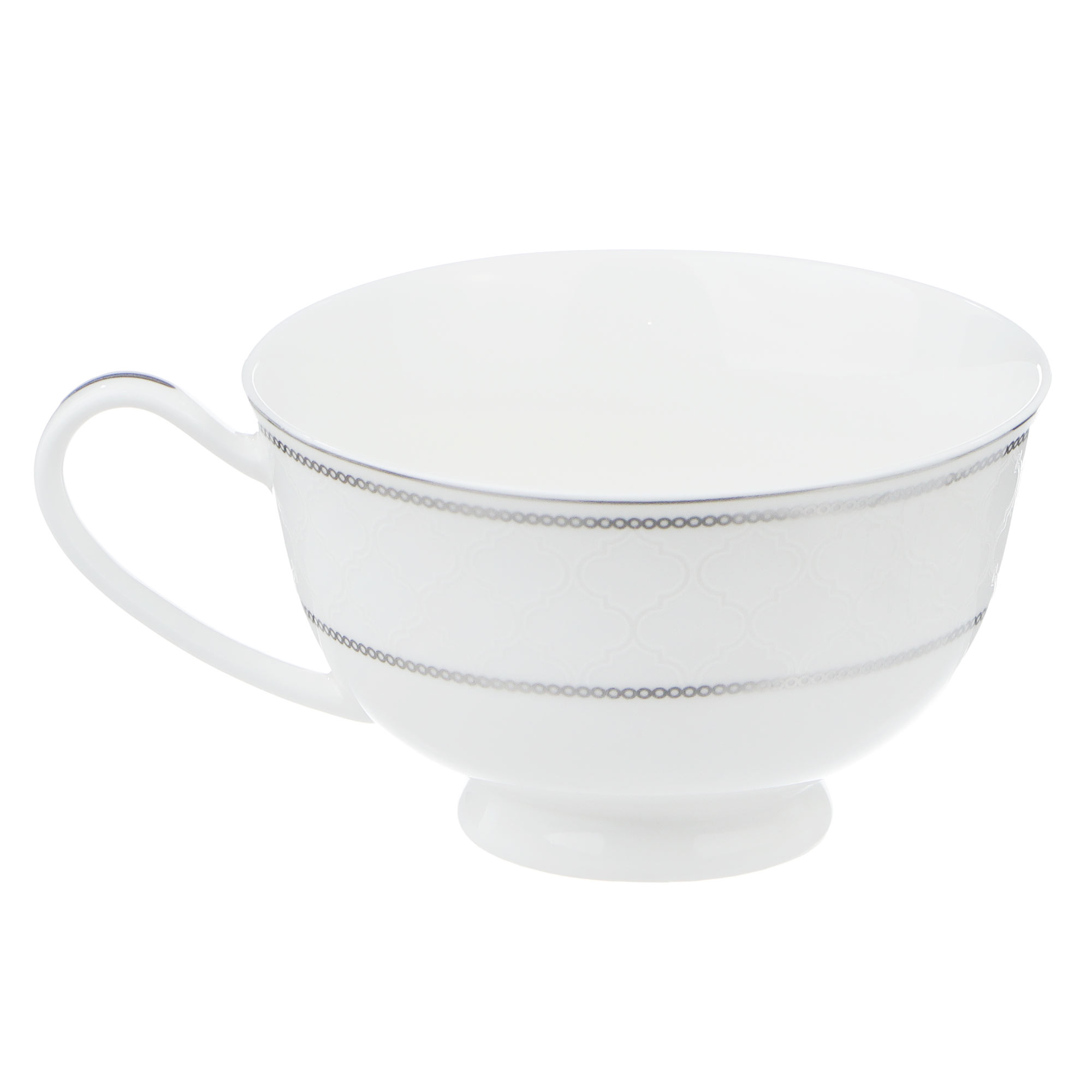 Сервиз чайно-столовый Macbeth bone porcelain Arabesque на 6 персон, цвет белый - фото 6