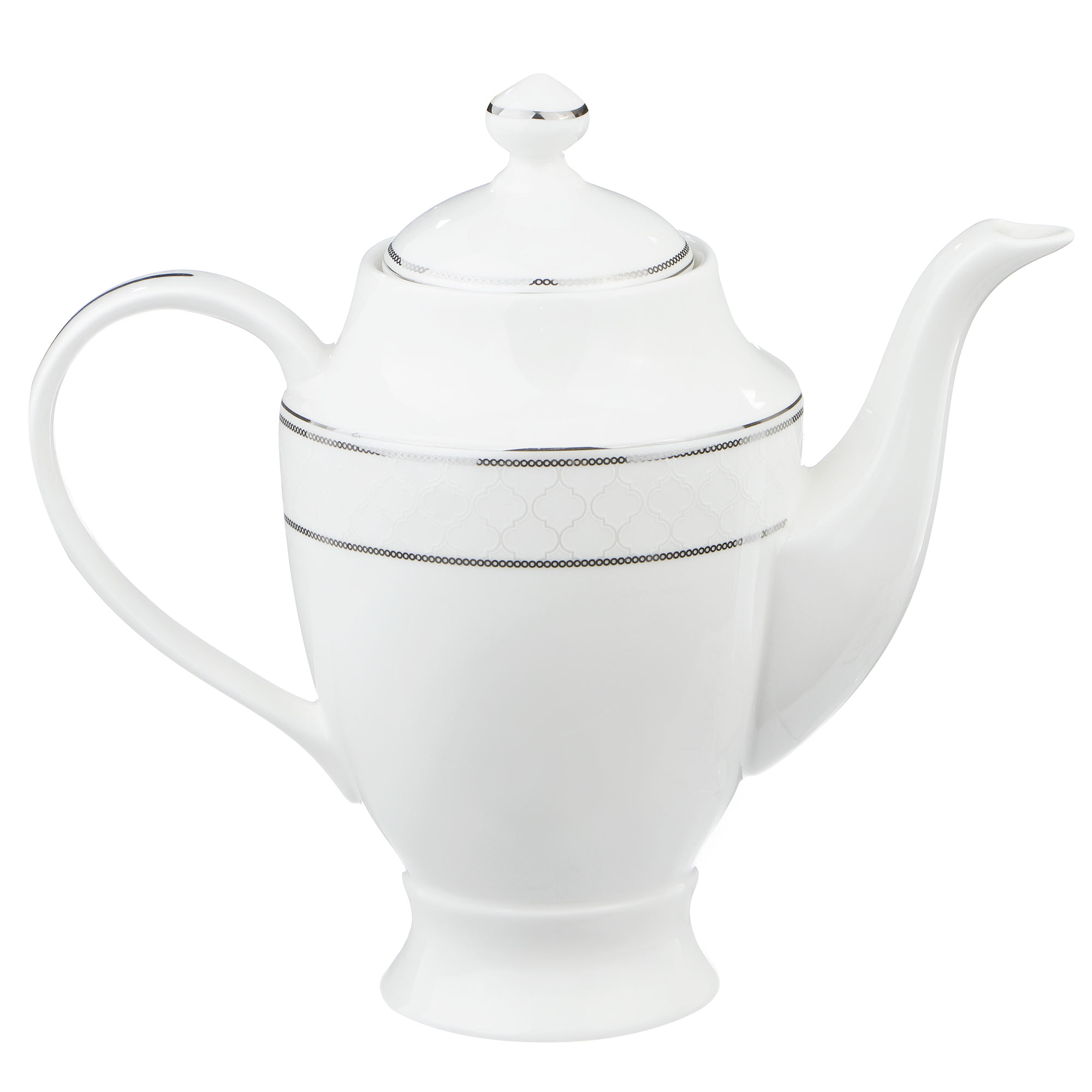 Сервиз чайно-столовый Macbeth bone porcelain Arabesque на 6 персон, цвет белый - фото 8