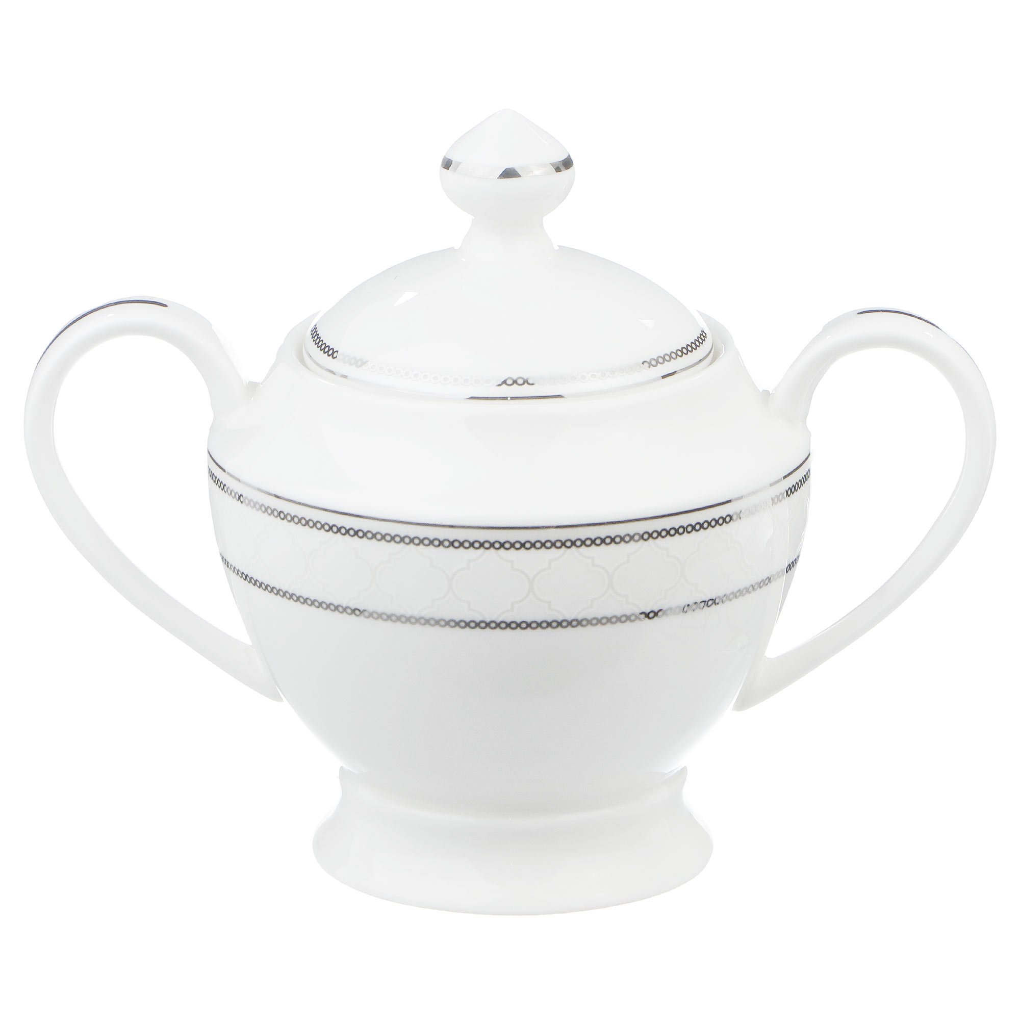 Сервиз чайно-столовый Macbeth bone porcelain Arabesque на 6 персон, цвет белый - фото 9