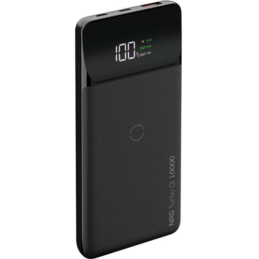 фото Внешний аккумулятор deppa nrg turbo qi lcd 10000 mah