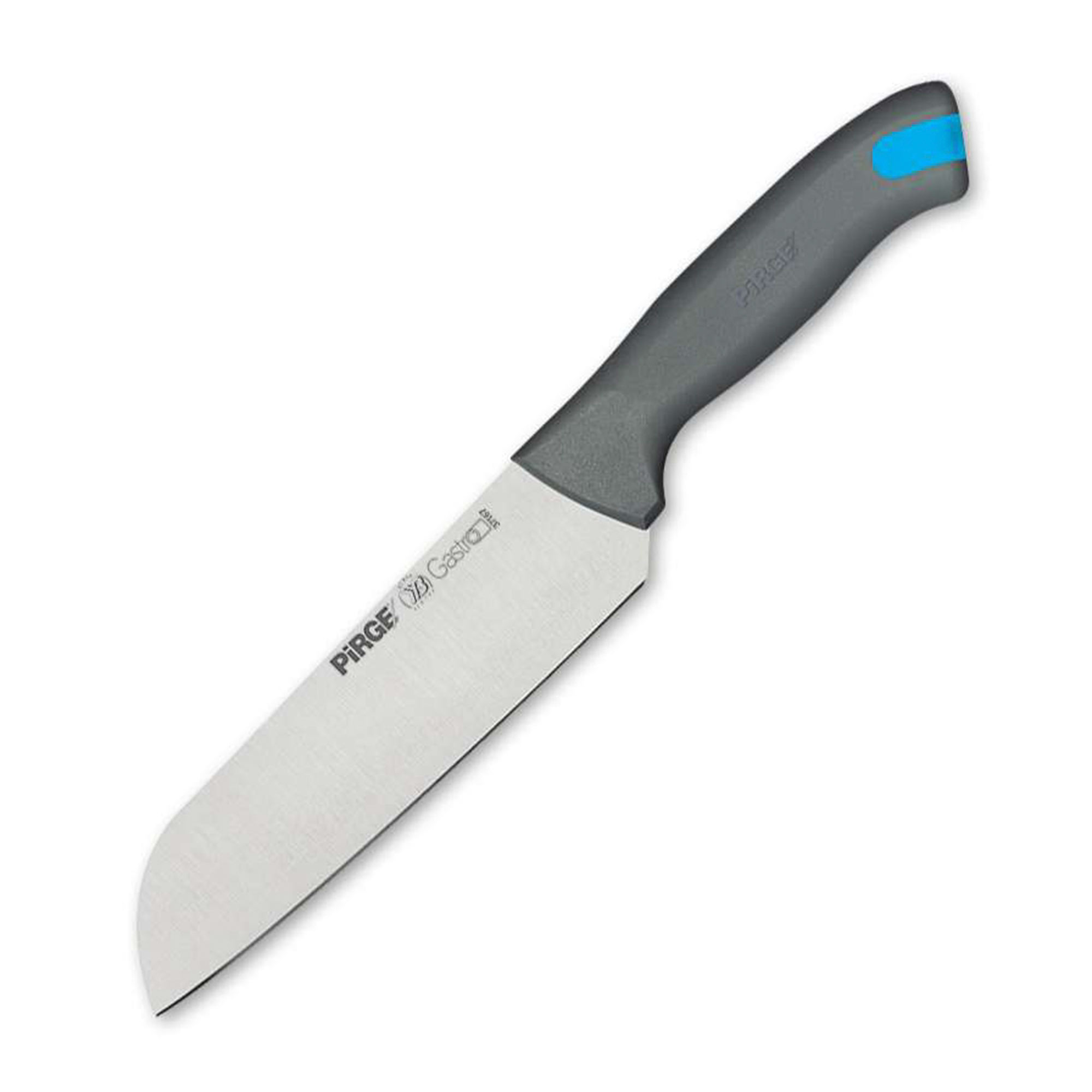 Нож Pirge Gastro Santoku 17 см, цвет серебряный - фото 1