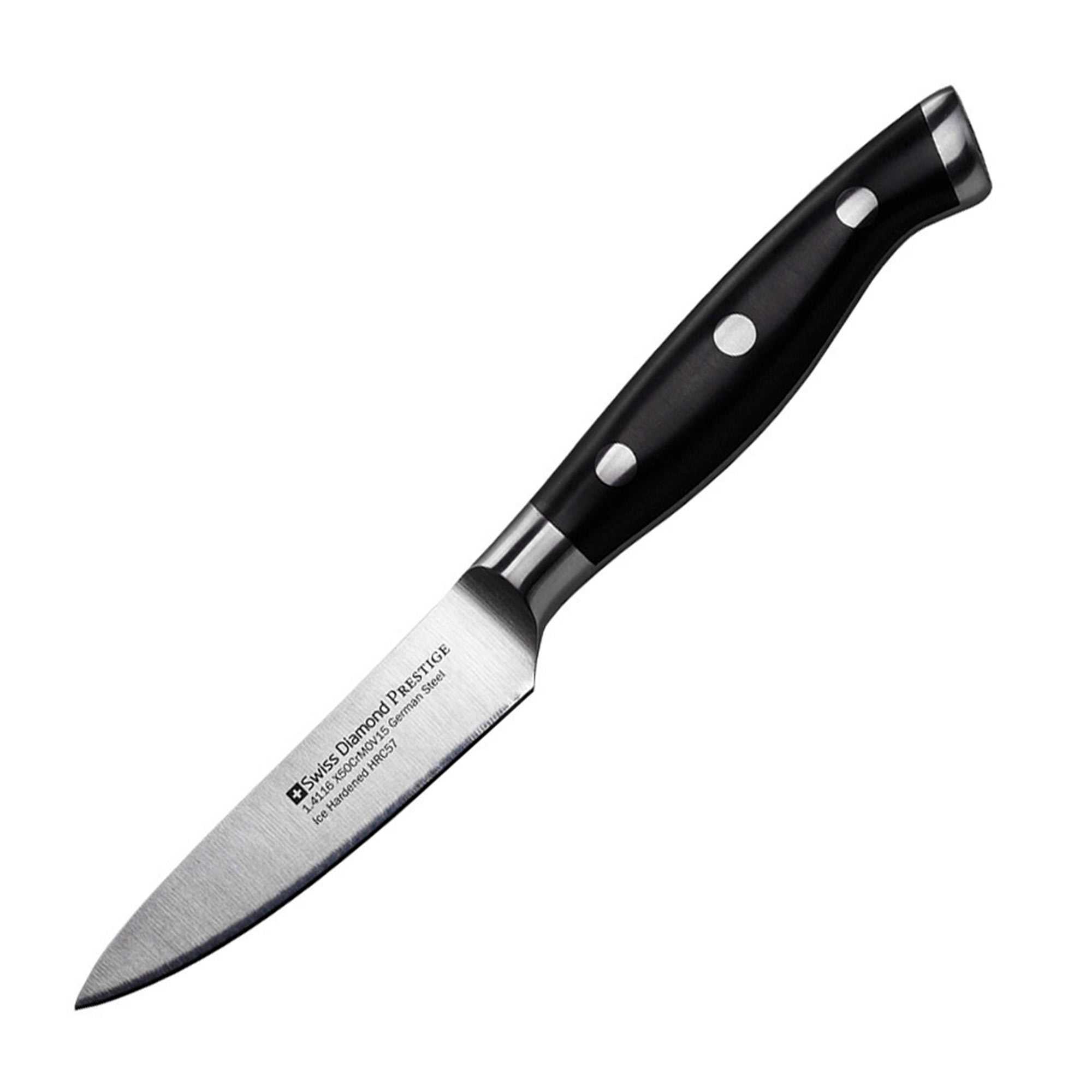 Нож для овощей Swiss diamond 9 см, цвет серебряный - фото 1