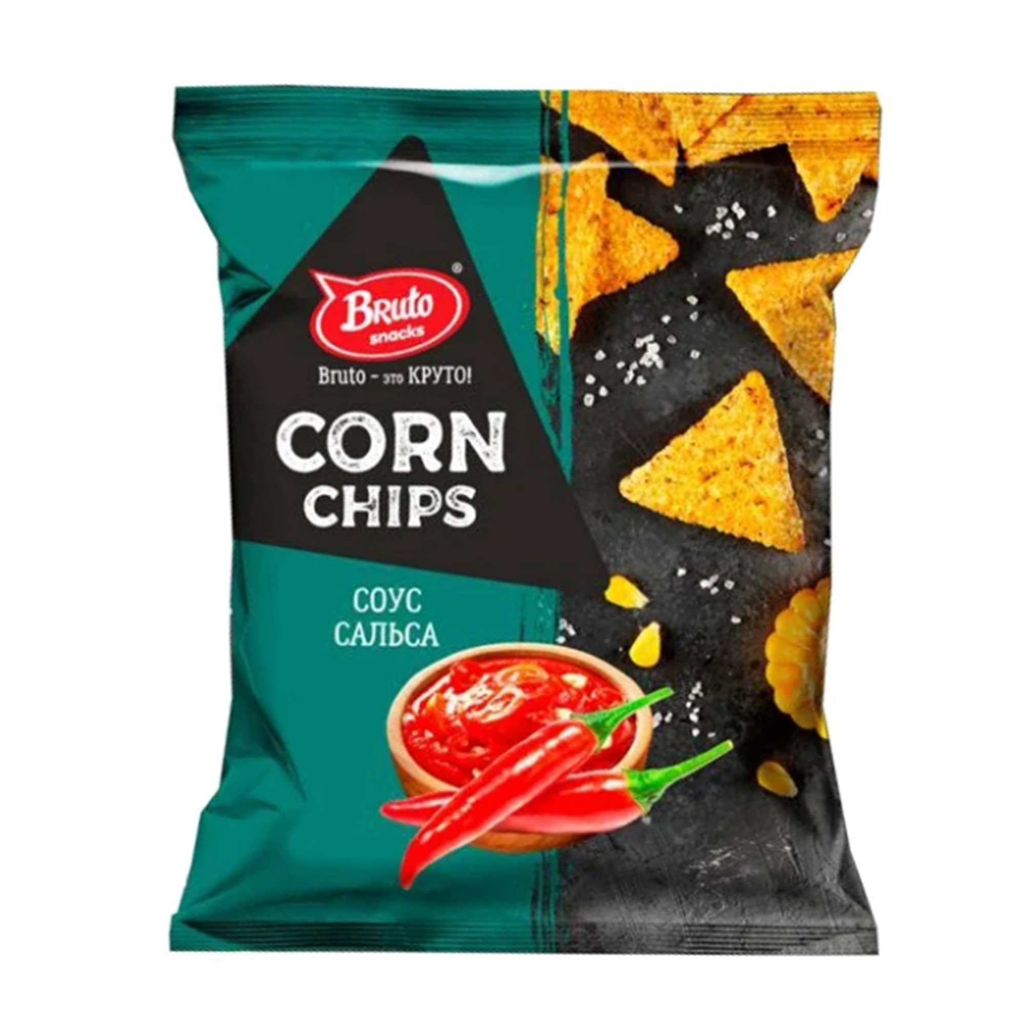 Чипсы Bruto Corn chips кукурузные Соус сальса 100 г