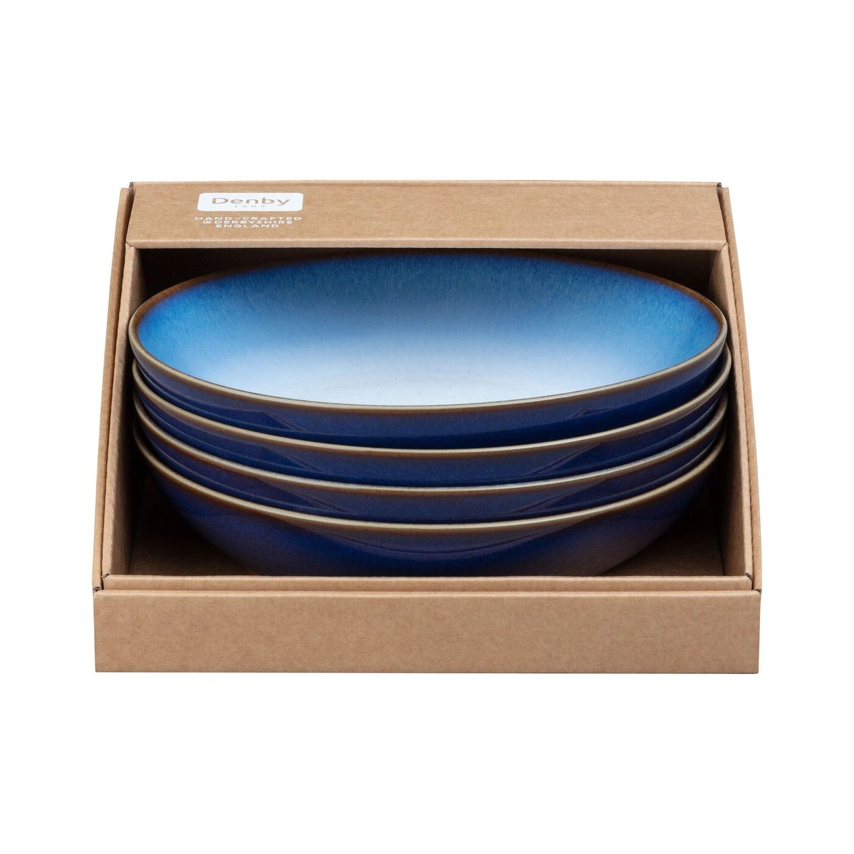 фото Блюдо для пасты denby blue haze 22 см 4 шт