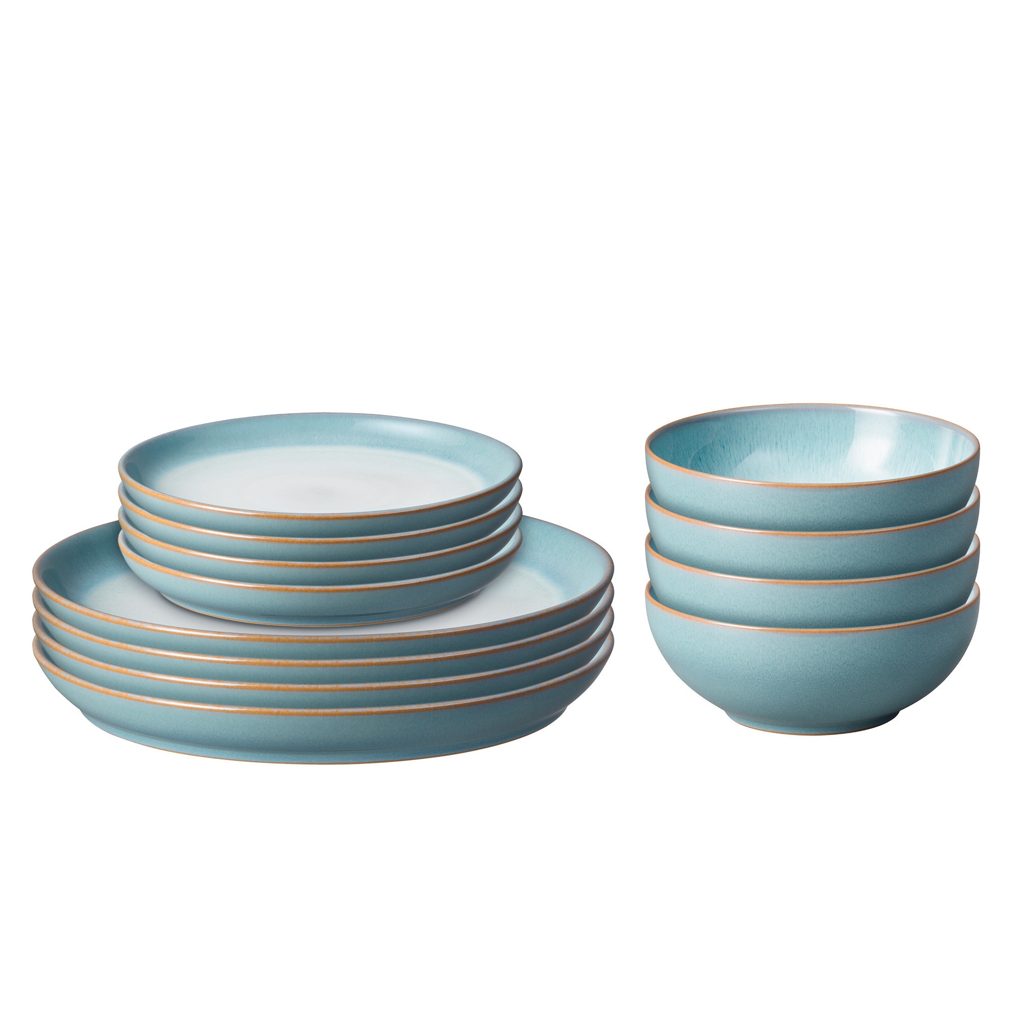 фото Набор столовый denby azure haze 12 предметов