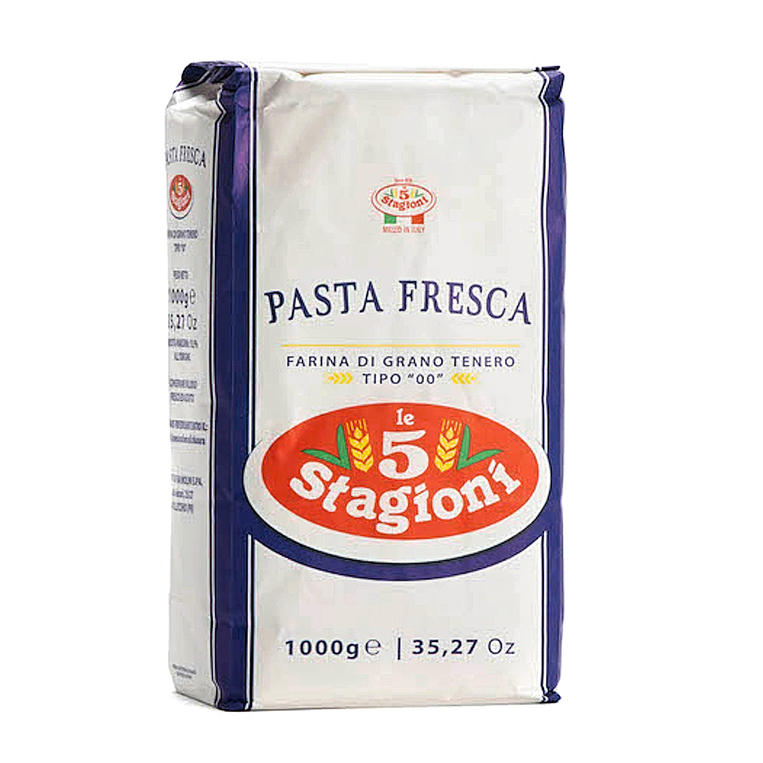 Мука из мягких сортов пшеницы Le 5 Stagioni Pasta Fresca 1 кг - фото 1