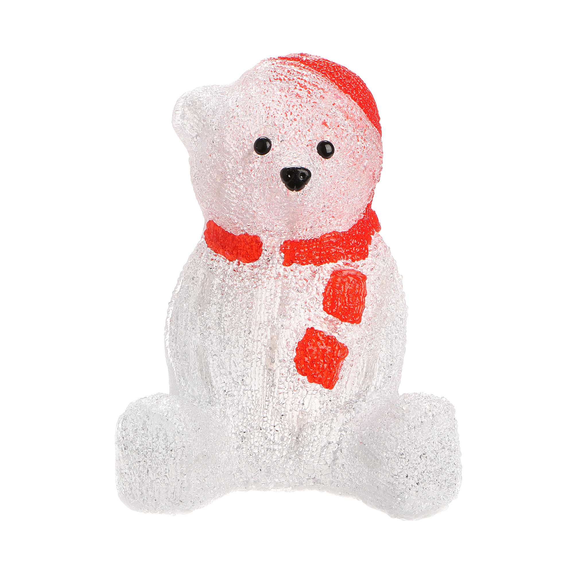 Фигура новогодняя Эра Медведь 30 LED 18х22х27,5 см, цвет прозрачный - фото 2