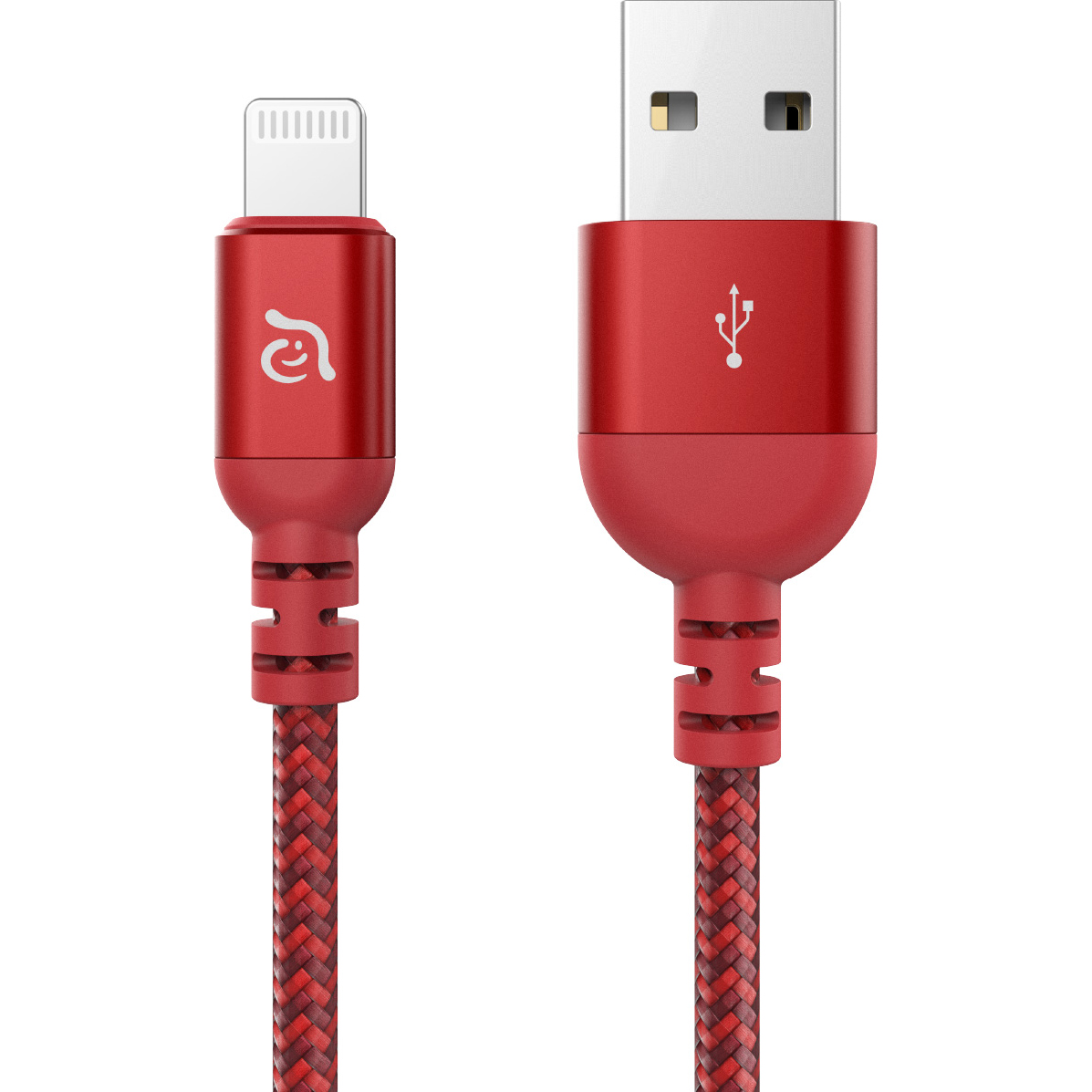 Кабель Adam Elements PeAk III Lightning - USB-A 1,2 м красный