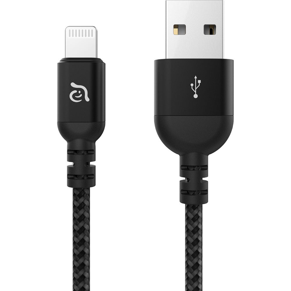 Кабель Adam Elements PeAk III Lightning-USB 1,2 м черный
