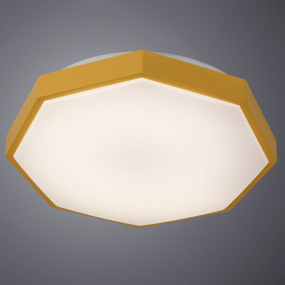 Светильник потолочный Arte lamp led a2659pl-1yl, цвет желтый - фото 2
