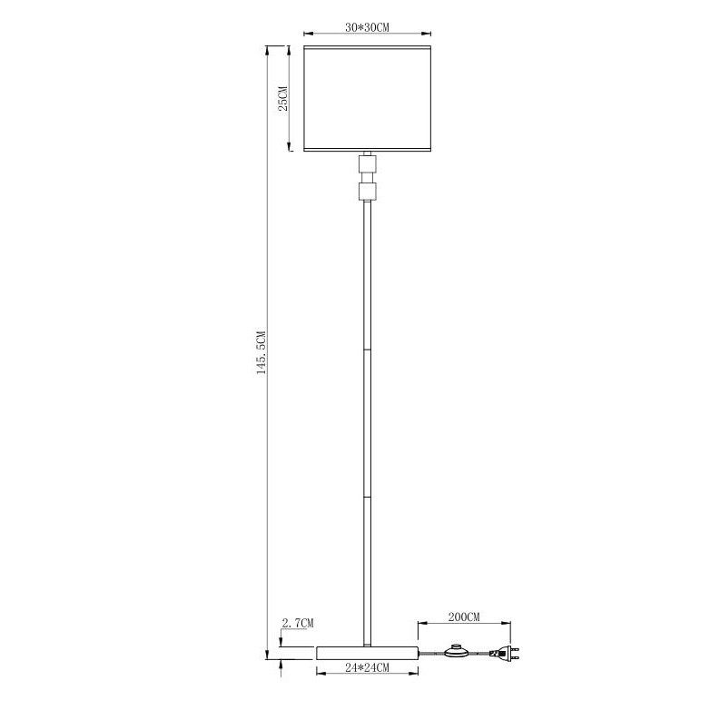 фото Торшер arte lamp a5896pn-1cc