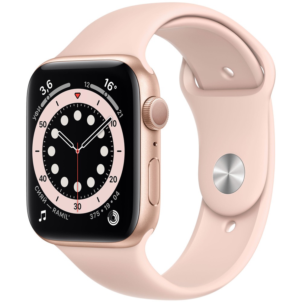 фото Смарт-часы apple watch series 6 40 мм gold mg123ru/a
