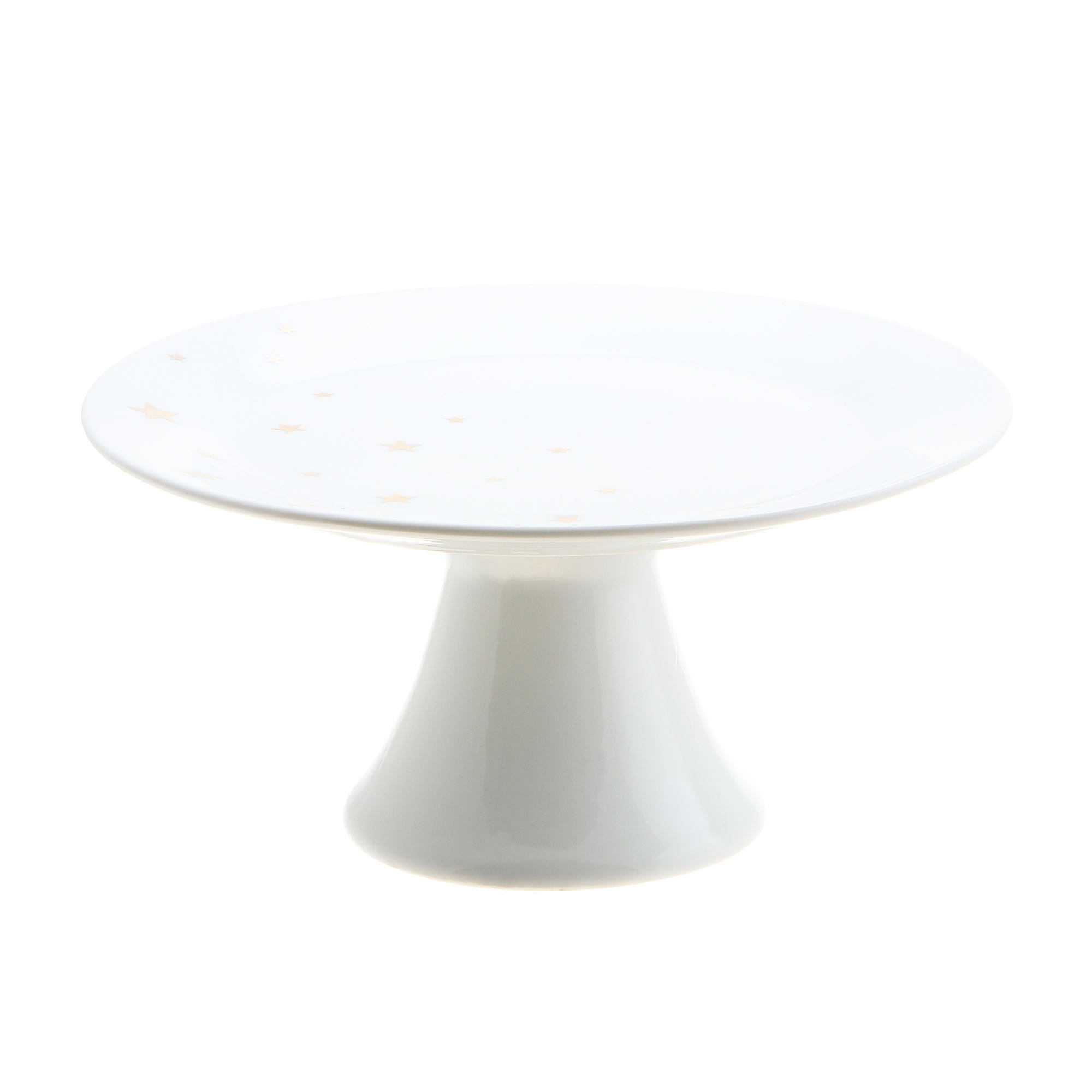 Тортница Koopman tableware фарфор 21x10 см, цвет белый - фото 1