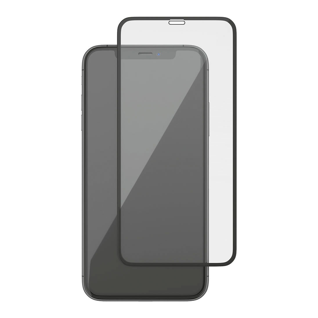 Защитное стекло VLP 2.5D для Apple iPhone 12 mini, чёрная рамка, цвет черный - фото 2