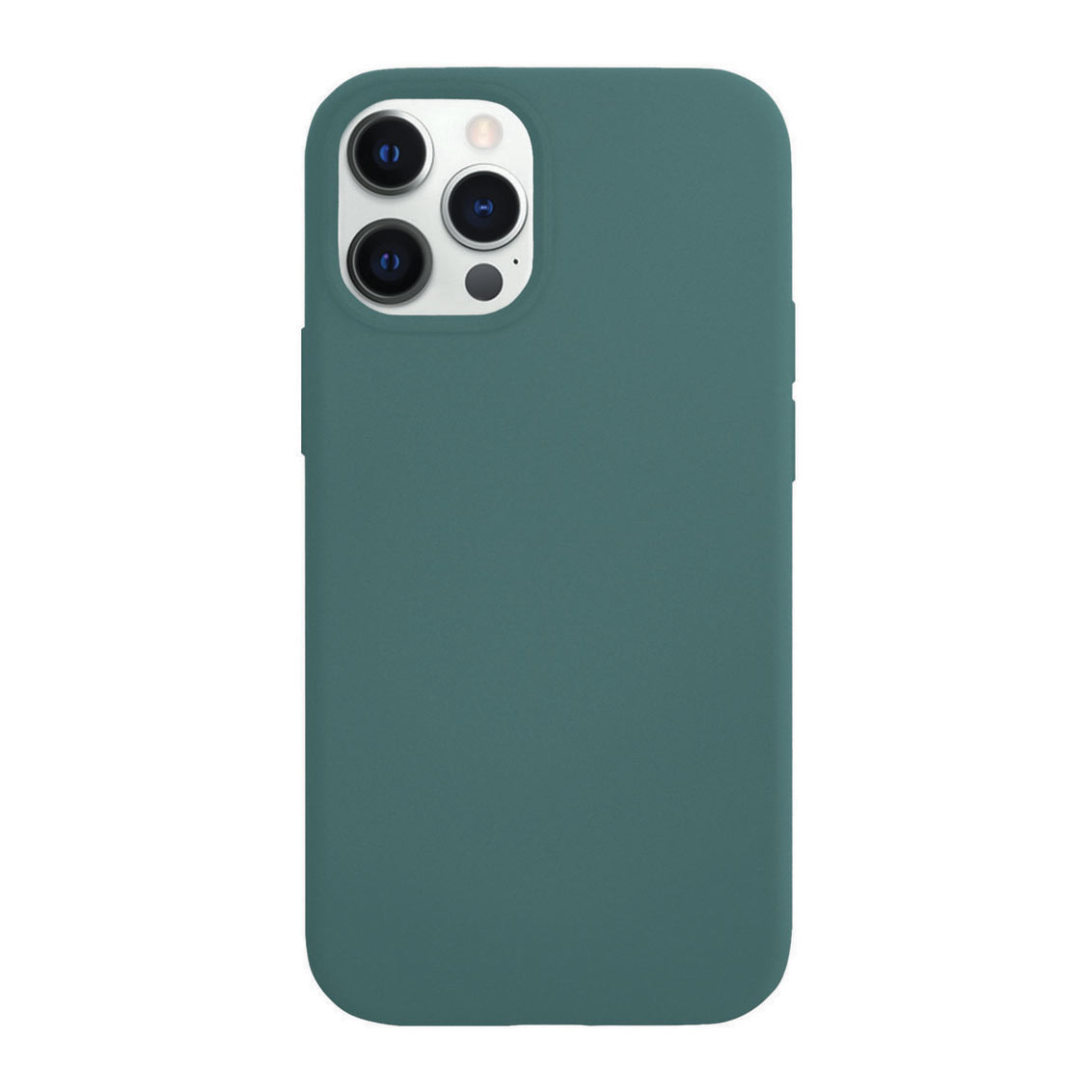 Чехол VLP Silicone Case для смартфона Apple iPhone 12/12 Pro, темно-зеленый iPhone 12, iPhone 12 Pro - фото 1