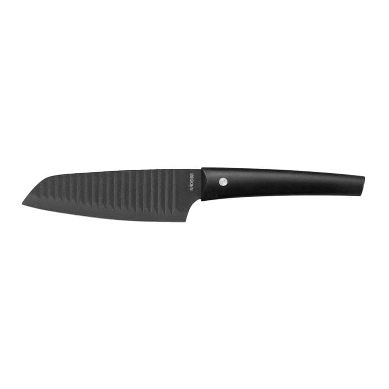 Нож сантоку Nadoba Vlasta 12,5 см, цвет черный - фото 1