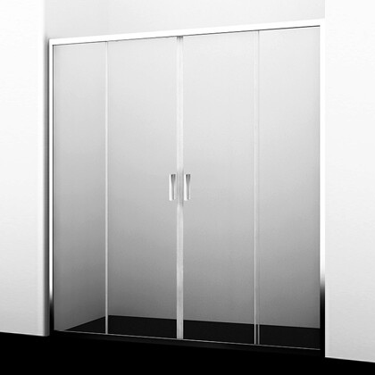 Дверь душевая WasserKRAFT Lippe 45S08, 150х190 см, цвет прозрачный