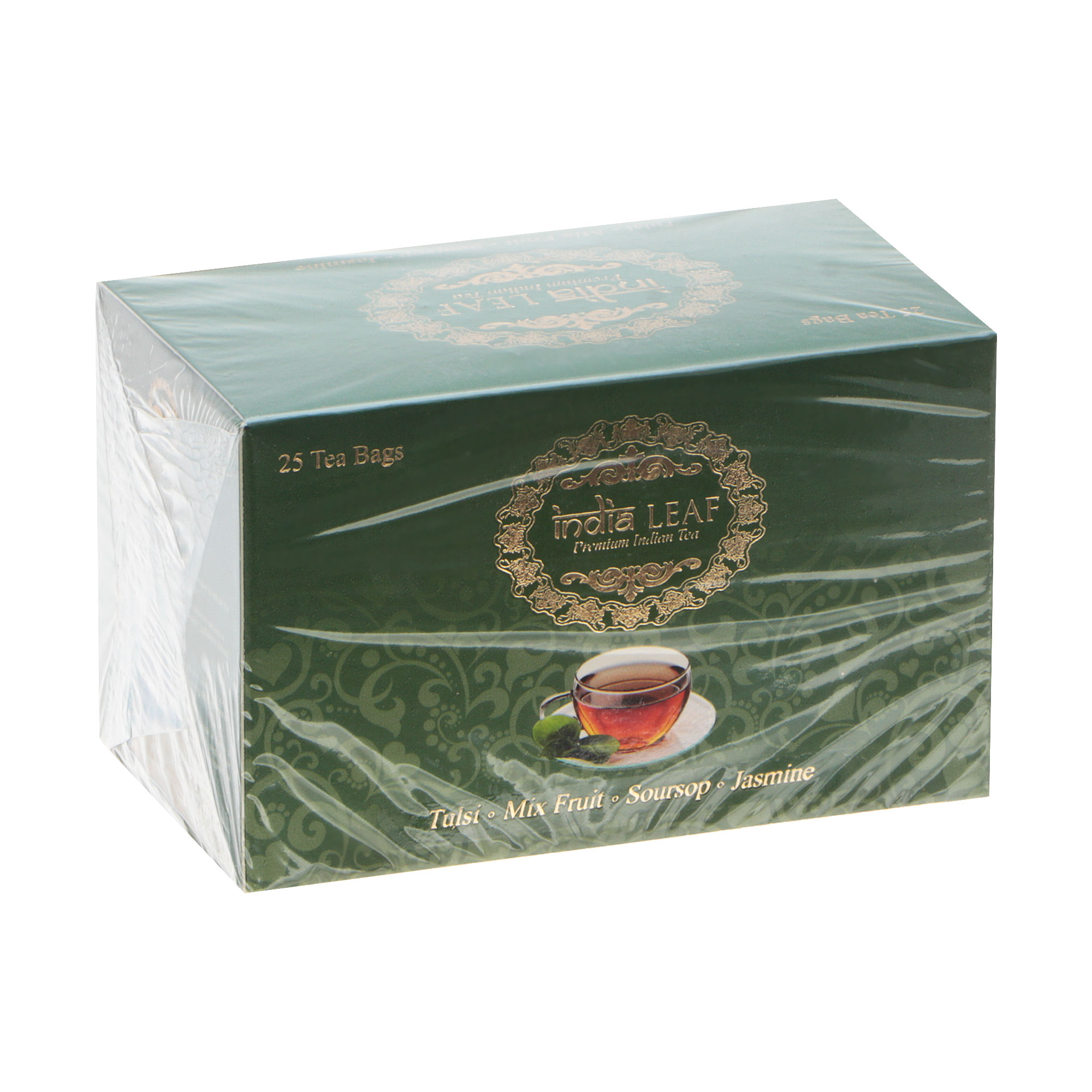 Чай зеленый India Leaf, 25 пакетиков