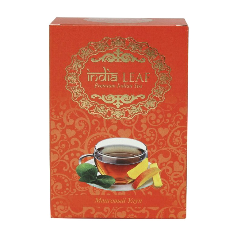 Чай зеленый India Leaf Манговый улун 100 г чай черный india leaf английский завтрак 100 г