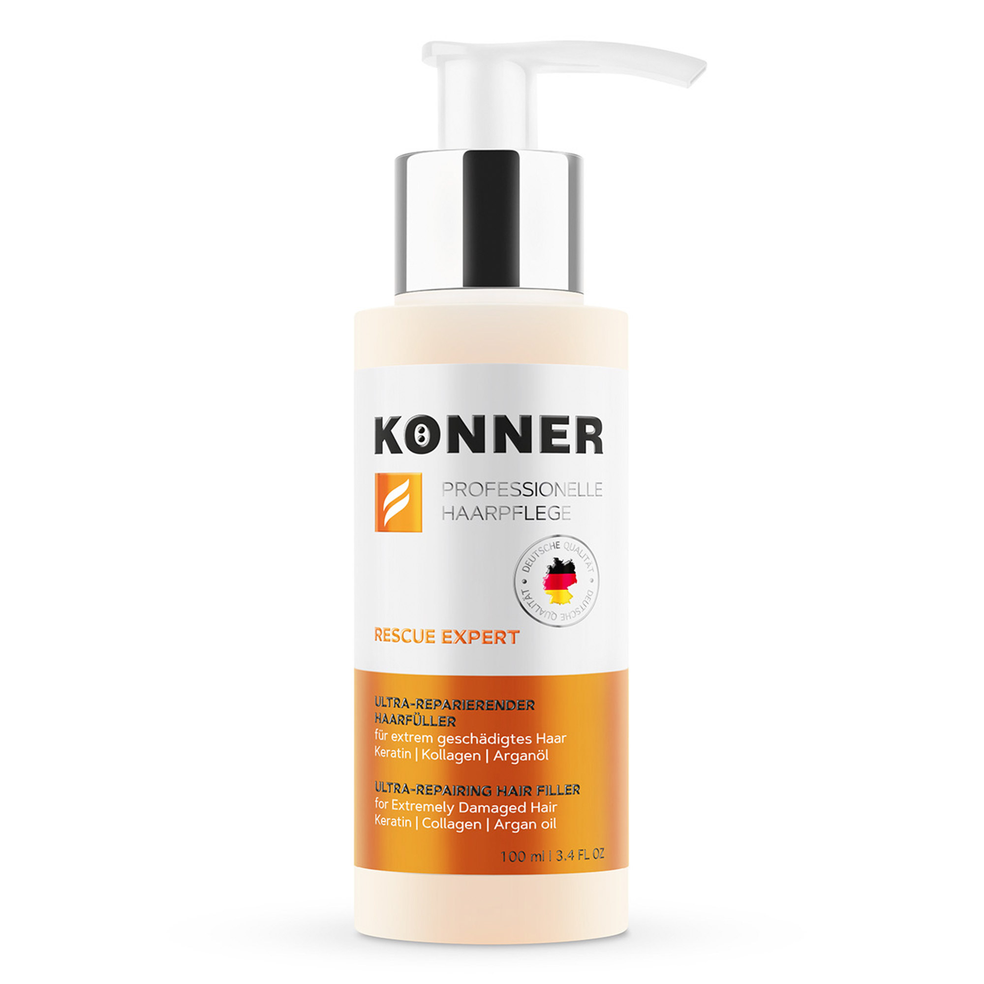 фото Масло-филлер konner rescue expert ultra-repairing для поврежденных волос 100 мл