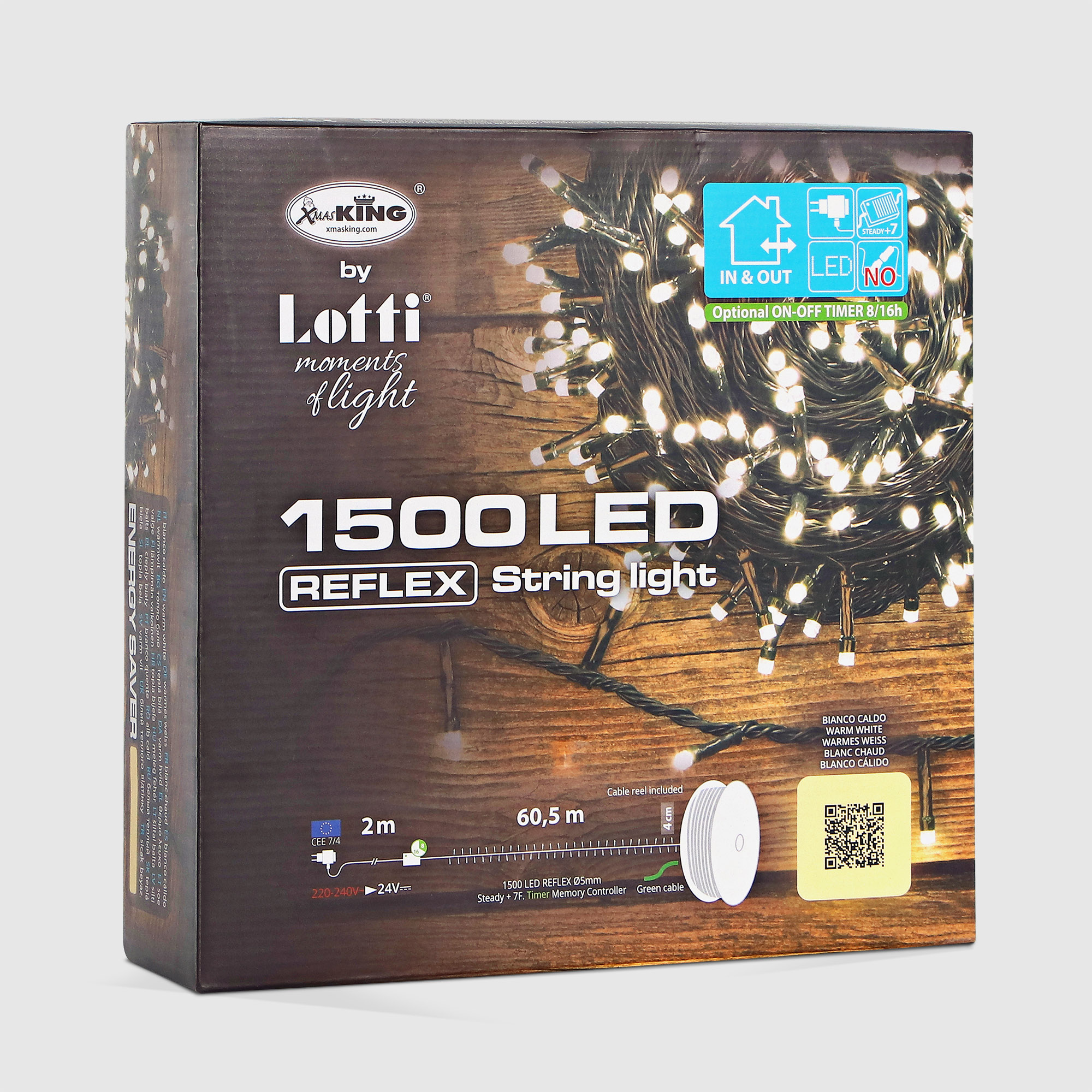 фото Гирлянда уличная lotti 1500 leds 60,5 м