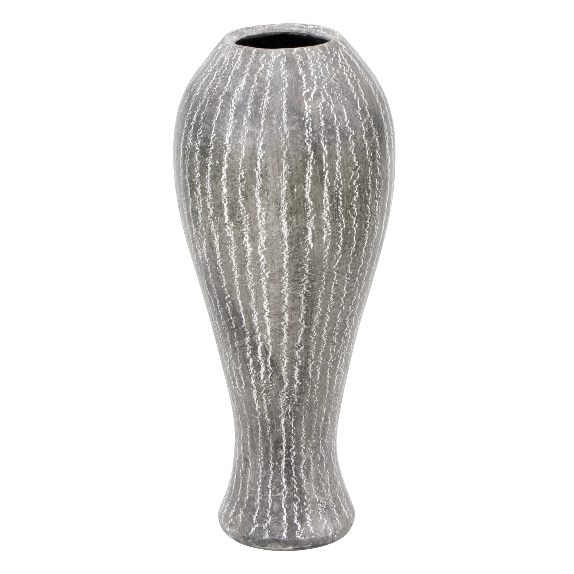 Ваза Rattan Grand Deco Glass Pot White/BK 27х60 см