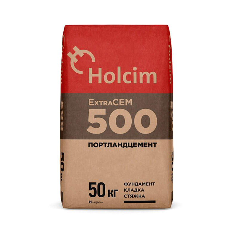 фото Цемент holcim extracem серый 50 кг