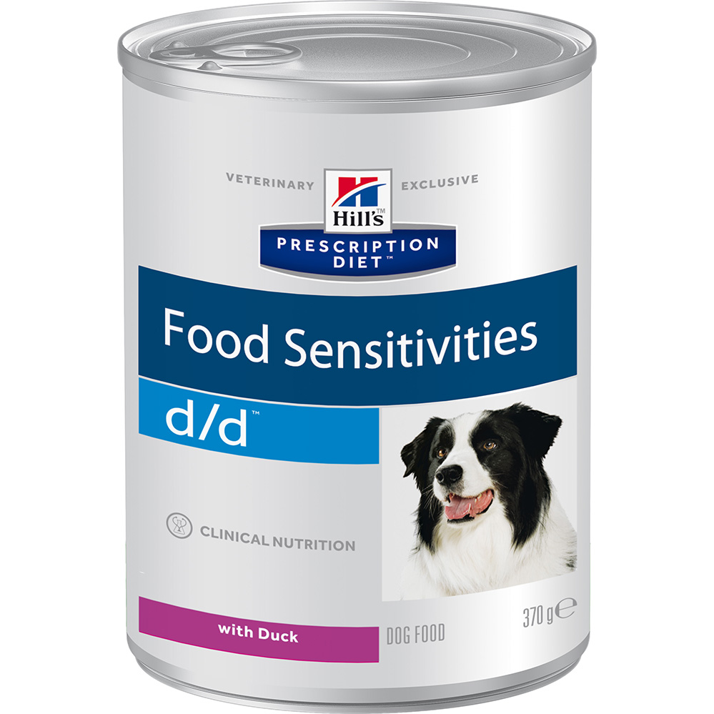 фото Корм для собак hill's prescription diet canine d/d дерматиты и пищевая аллергия утка 370 г hill`s