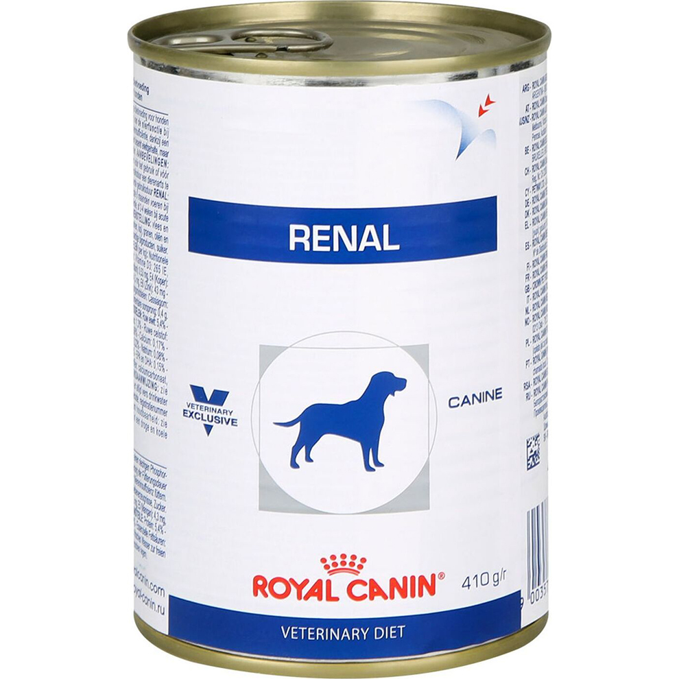 фото Корм для собак royal canin veterinary diet renal при хронической почечной недостаточности свинина 410 г