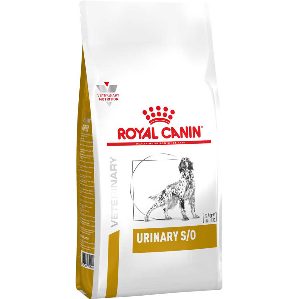 фото Корм для собак royal canin veterinary diet urinary s/o lp18 при мочекаменной болезни 2 кг