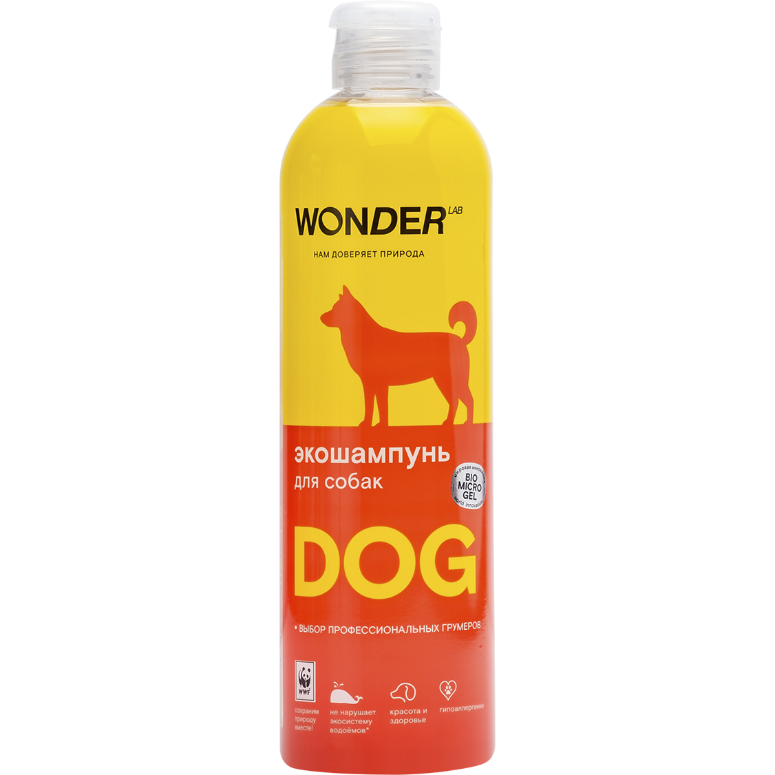 

Экошампунь для кошек Wonder Lab Dog 0,48 л