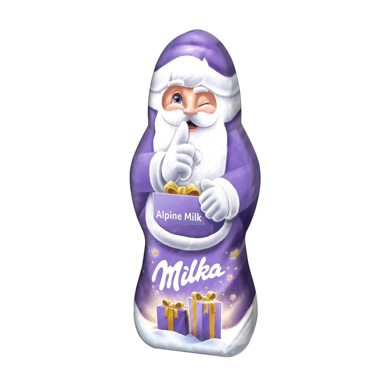 Шоколад Milka Дед Мороз молочный, 45 г