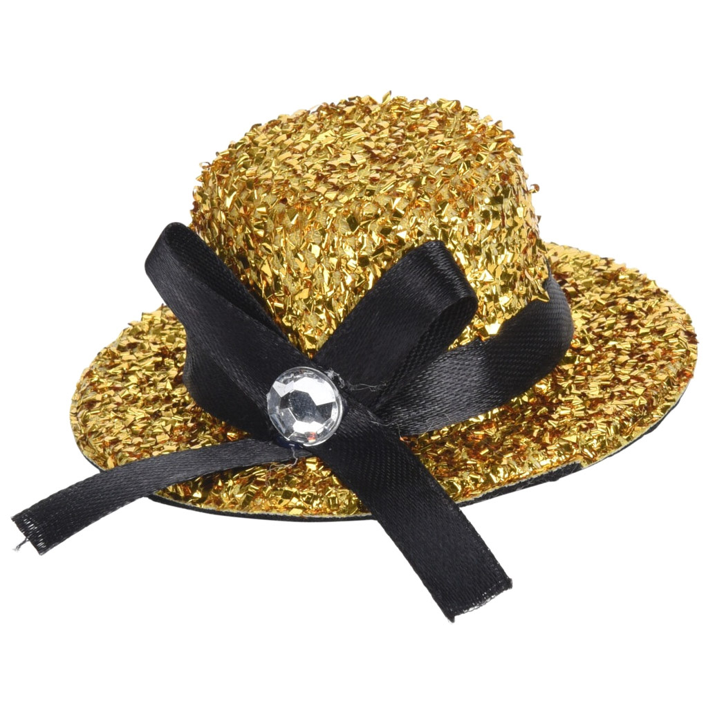 фото Праздничная шляпа koopman party золотая 8,2х4х12 см