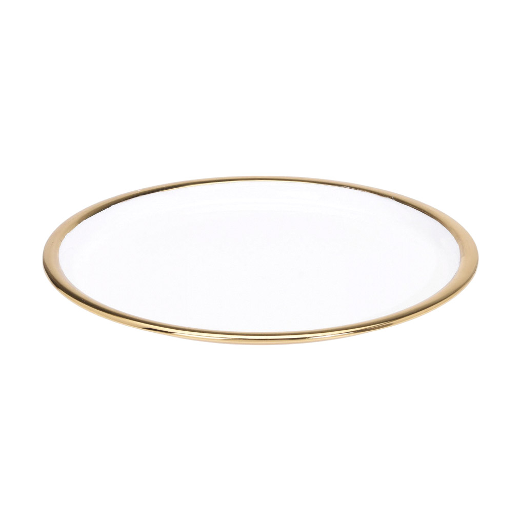 Тарелка Koopman tableware 29,5x1,5 см, цвет белый - фото 1