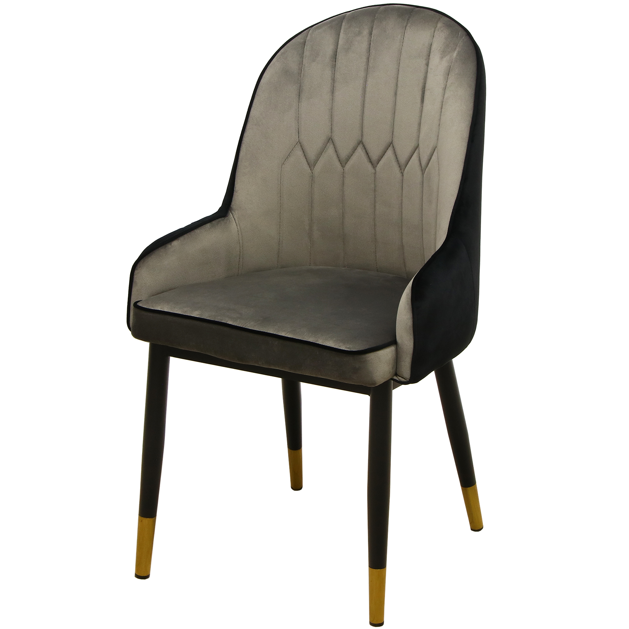 Кресло Dowell чёрное 50х53х89 см, цвет золотистый - фото 1