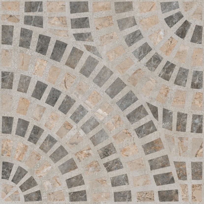 фото Плитка vitra marble-x marble-beton круговой темный лаппато ректификат 60x60 см