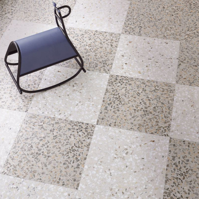 фото Плитка vitra terrazzo-x светлый лаппато ректификат 60х60 см